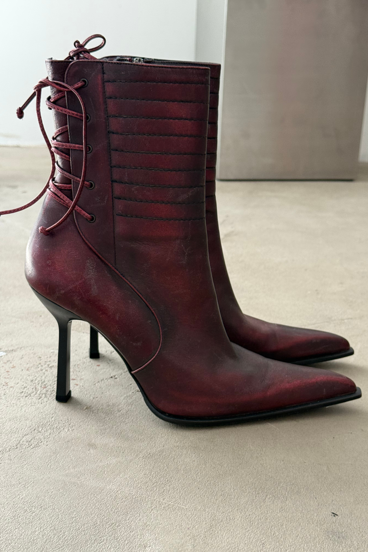 Nando Muzi Vintage Leather Boots made in Italy – SUTAY