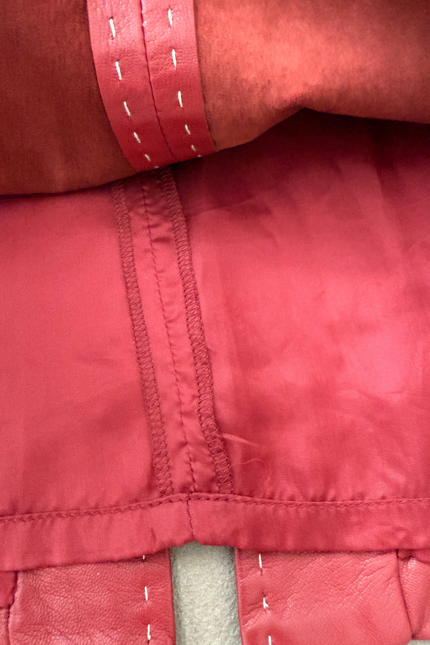Thierry Mugler vintage leather skirt UNWORN WITH LABELS (T40, M-L)