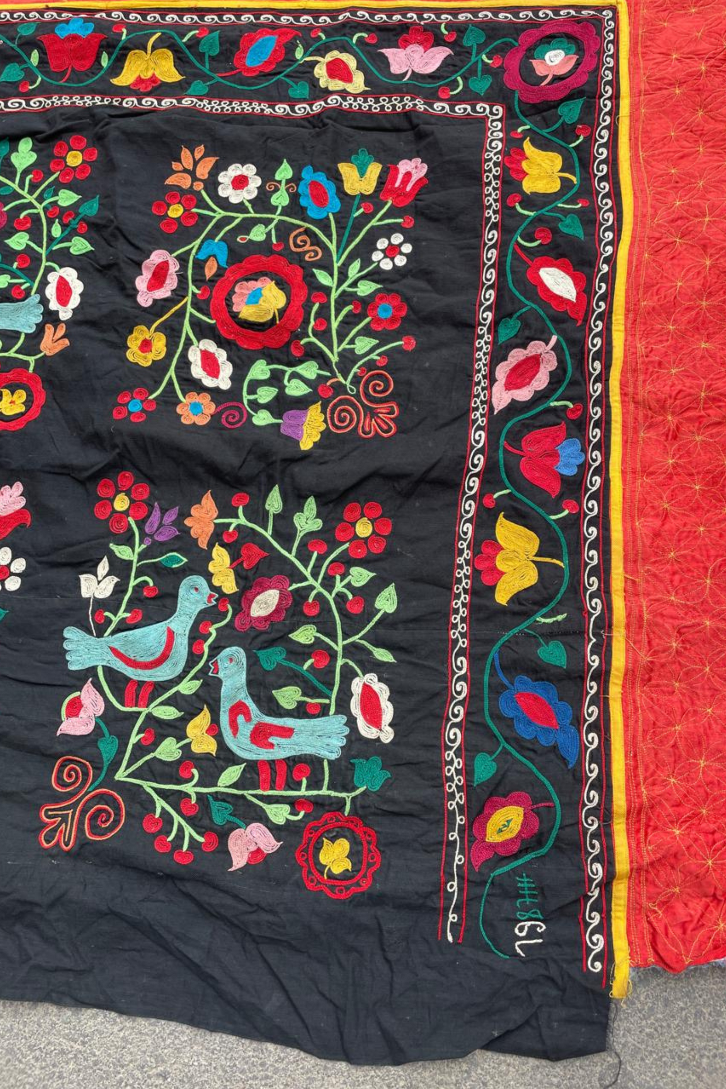 Vintage Qazaq wall hanging Tus kiiz #23