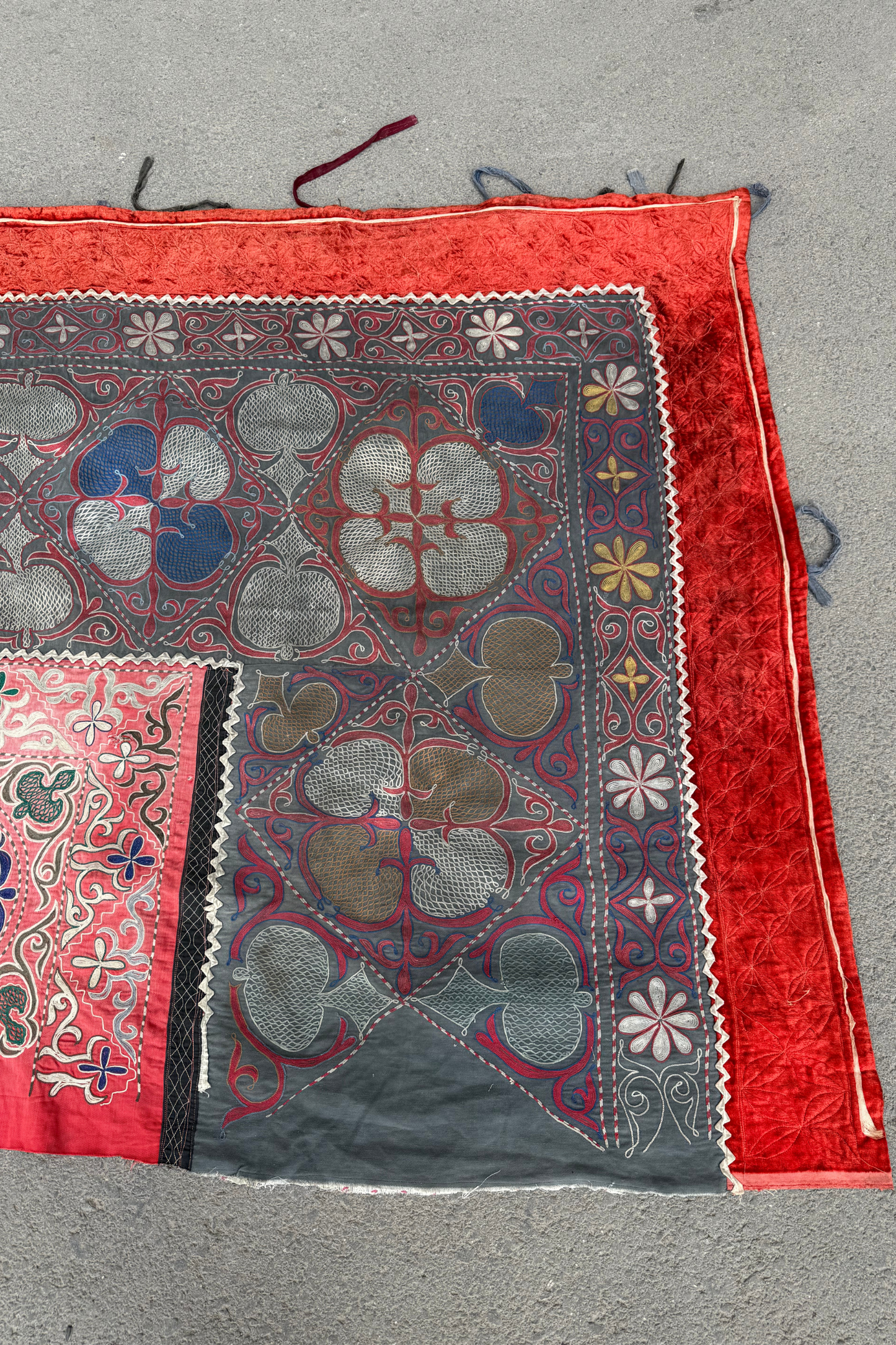 Vintage Qazaq wall hanging Tus kiiz #11