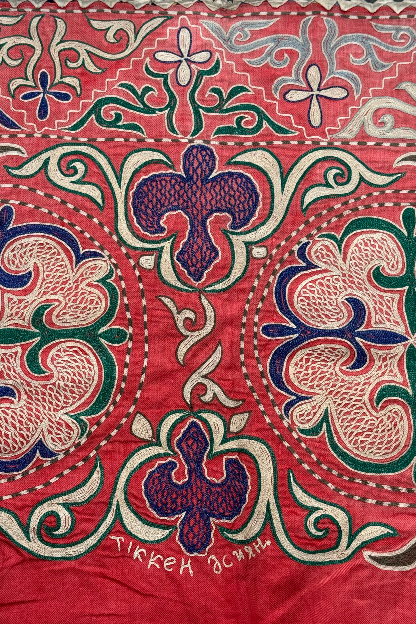 Vintage Qazaq wall hanging Tus kiiz #11