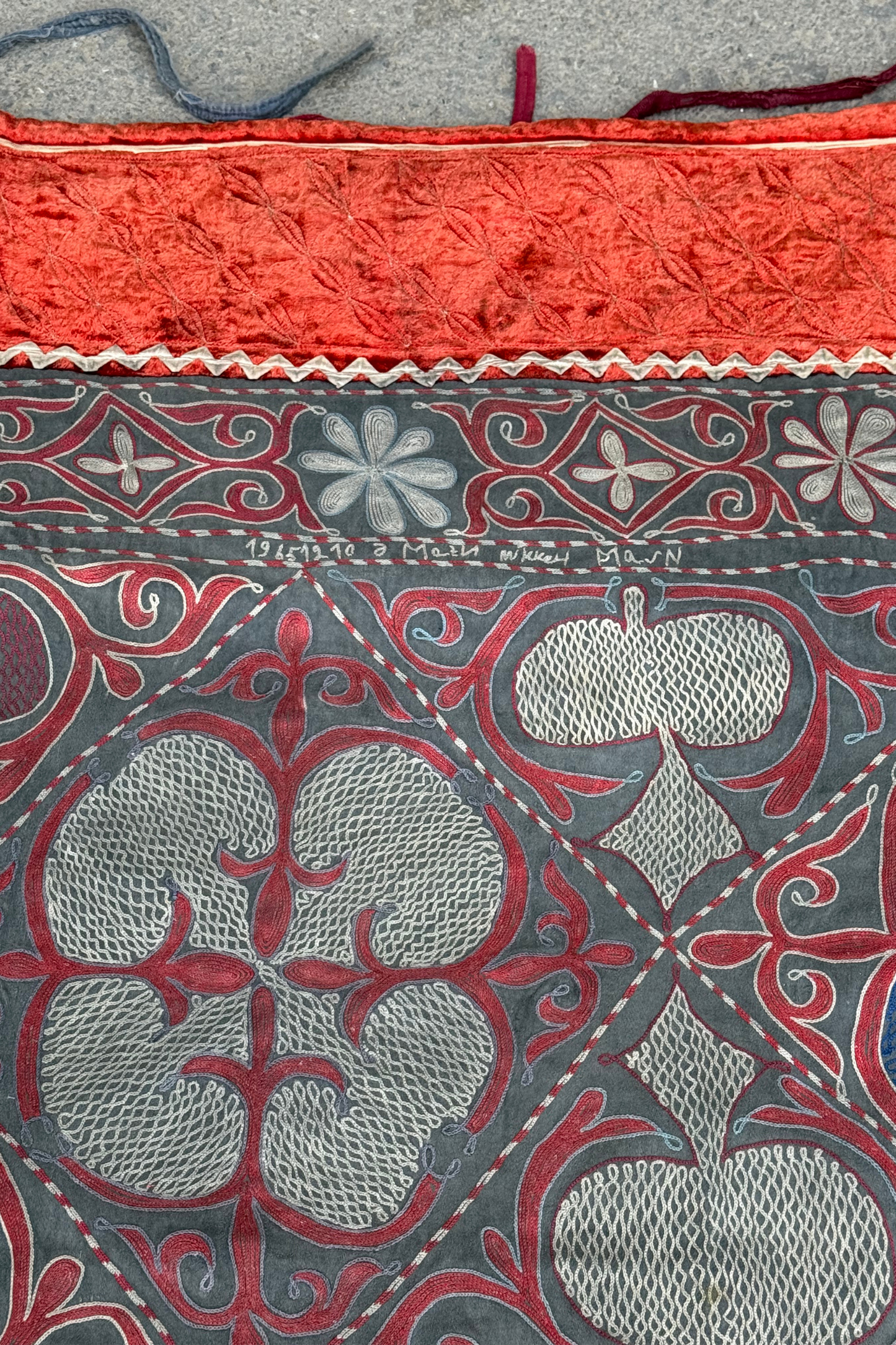 Vintage Qazaq wall hanging Tus kiiz #11