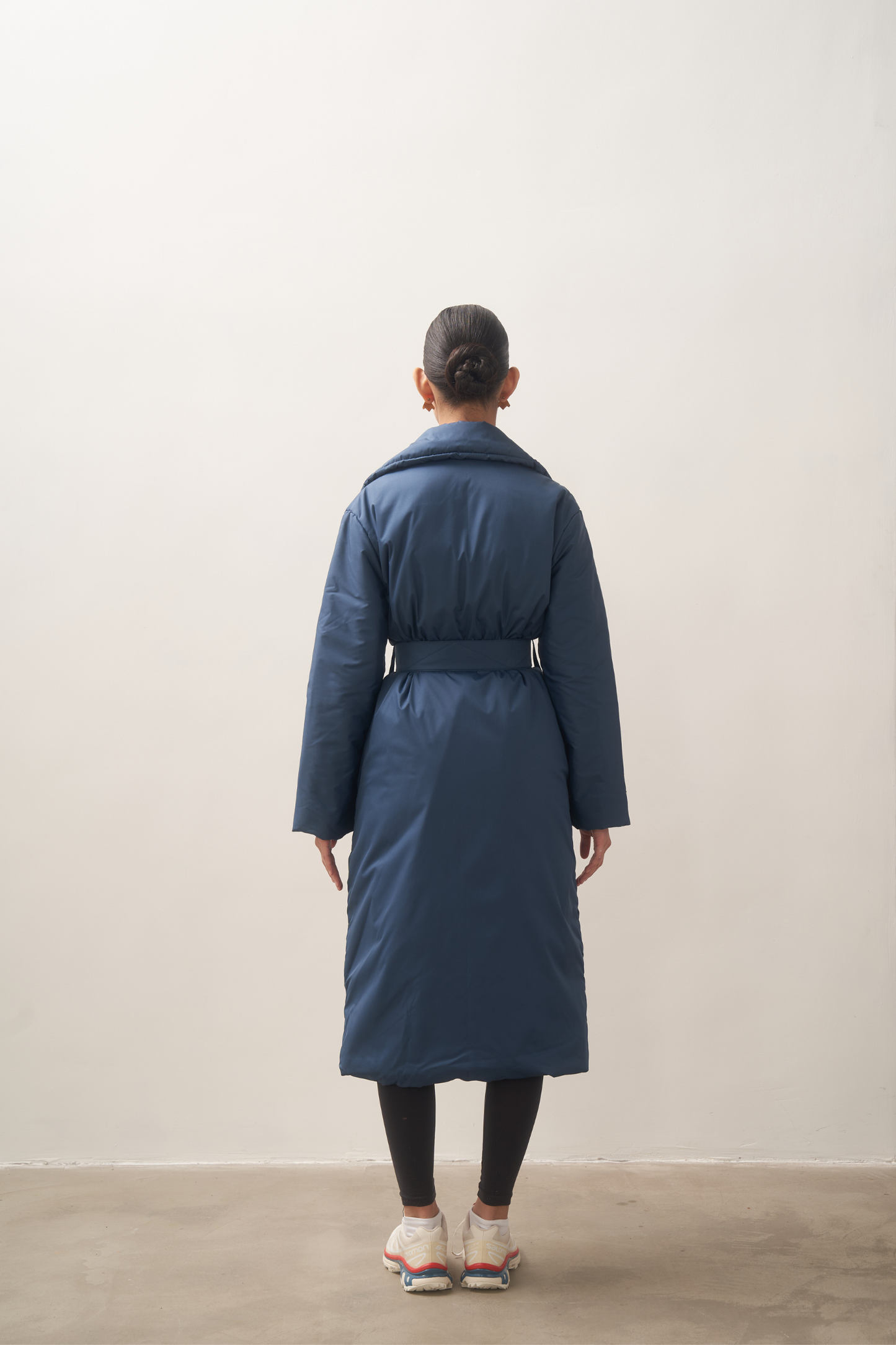 ELLE coat long in malachite