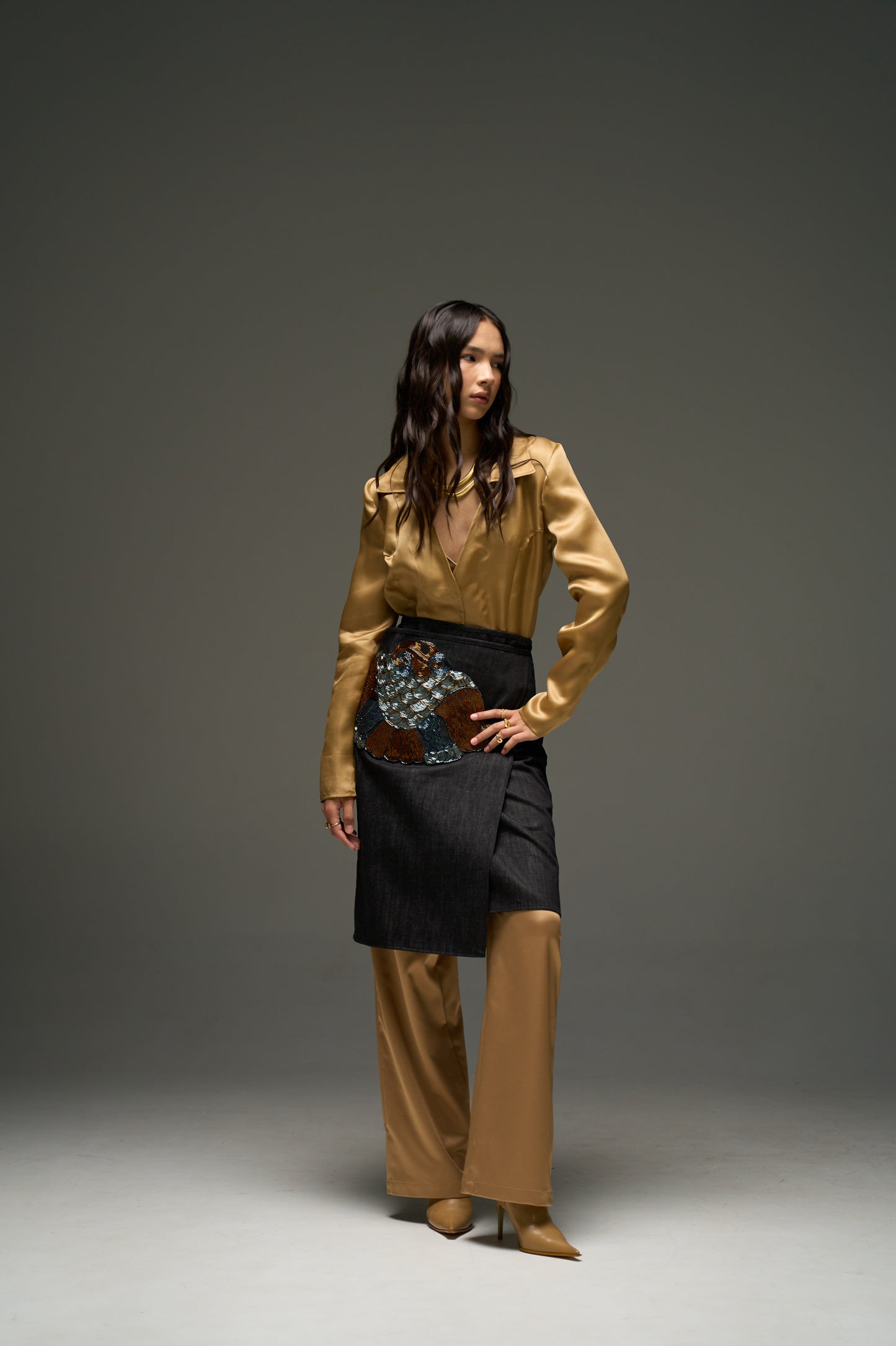 Arqaiym Silk Pants