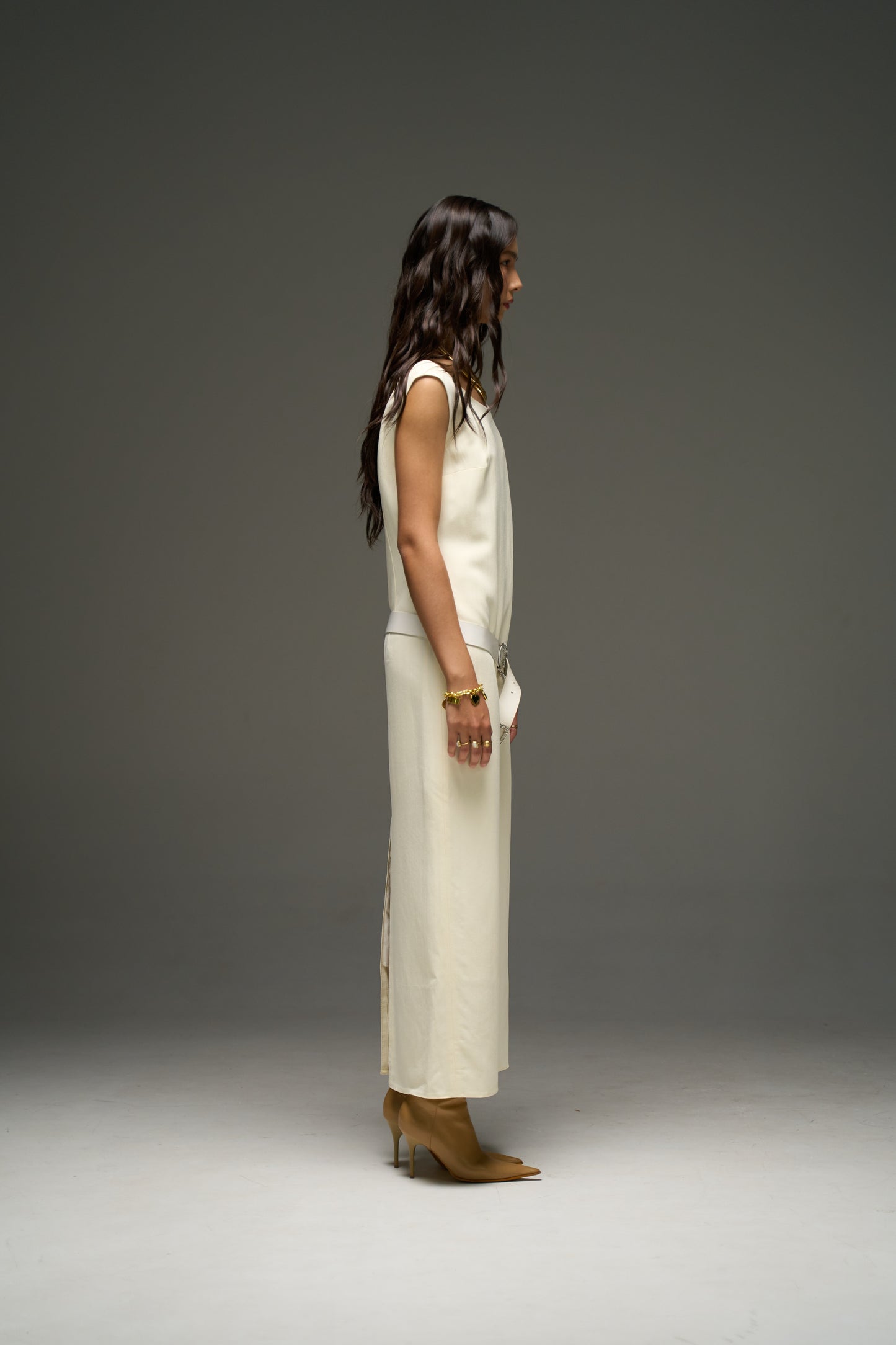 Aq dress in ivory