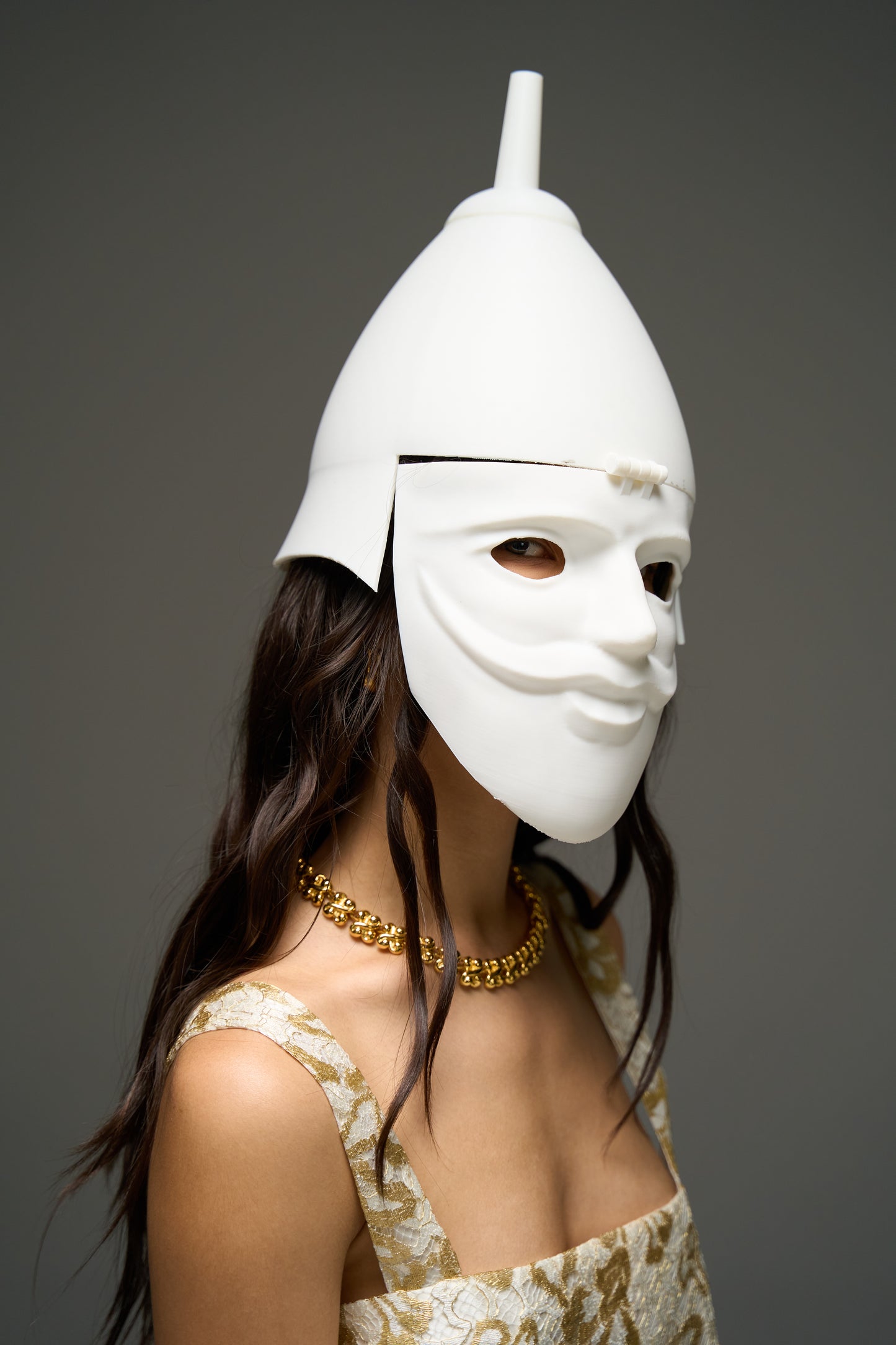 Qypshaq / kipchak / cuman warrior mask 3D printed