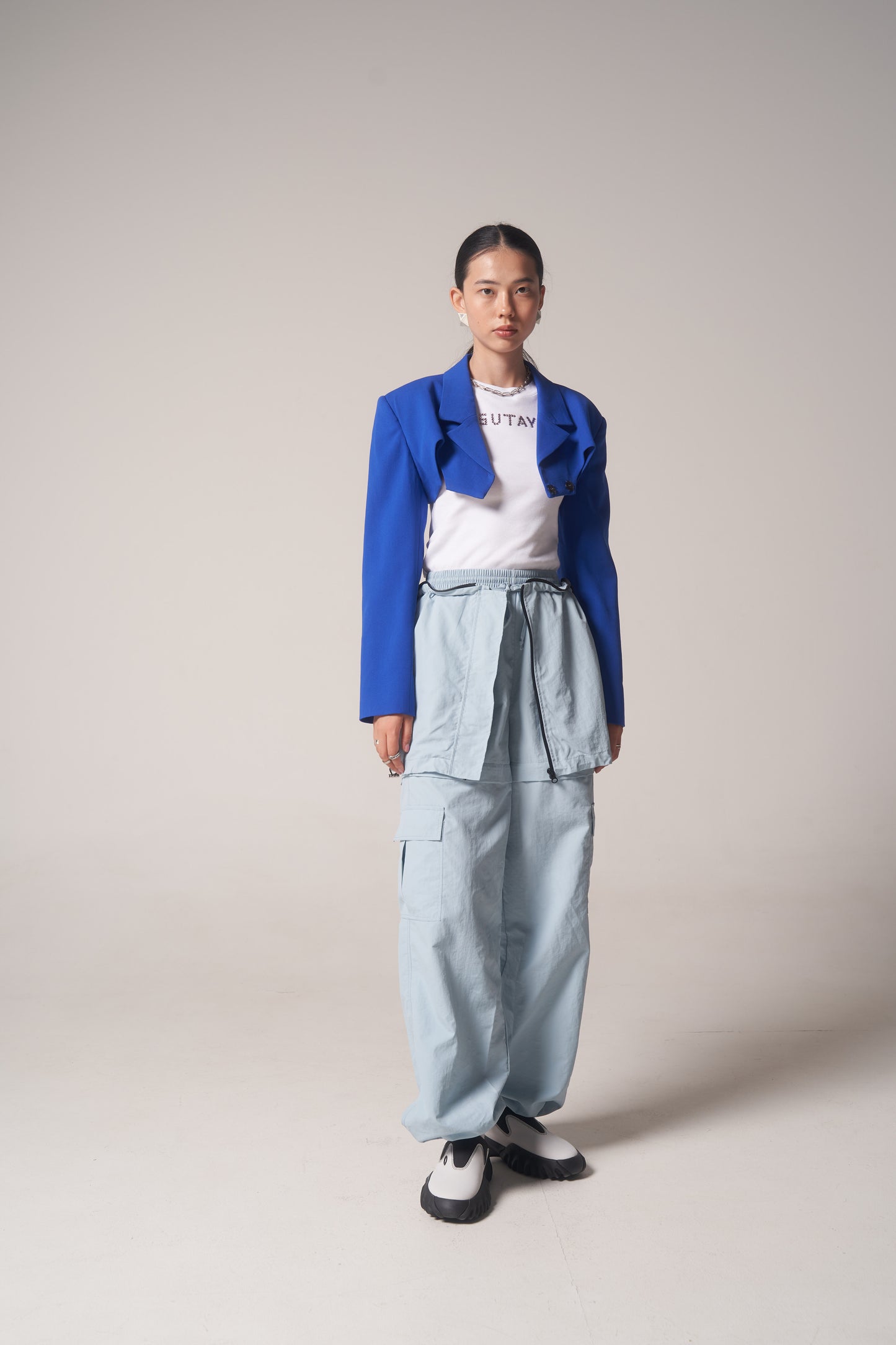 Kipchak Crop Blazer Wool