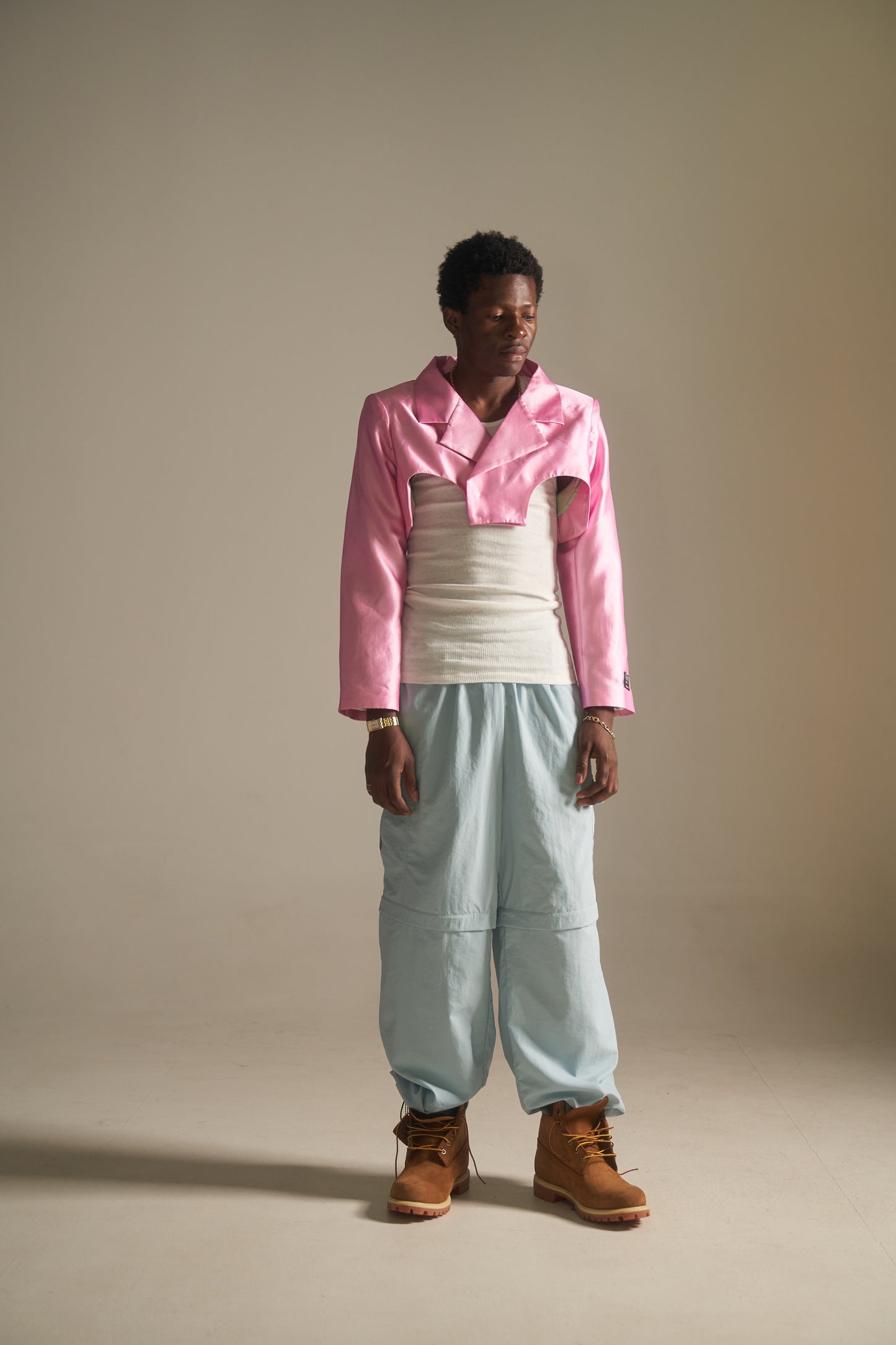 Kipchak Crop Blazer Silk