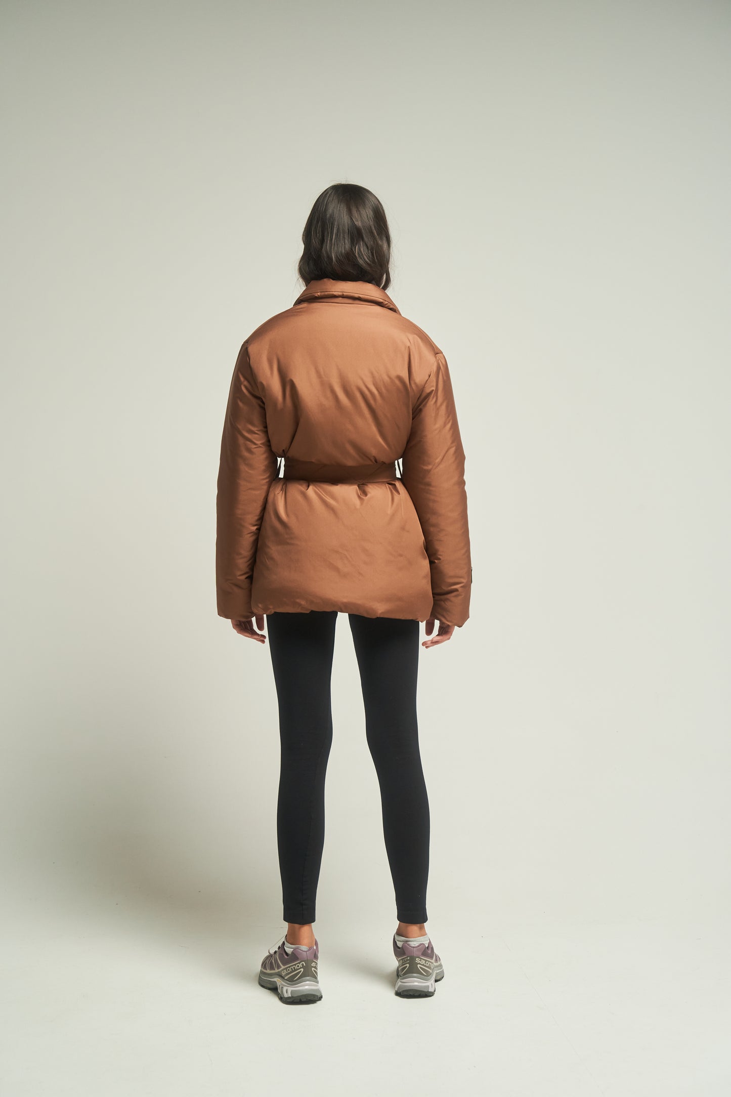 GAU coat short in caramel