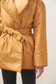 ELLE coat short in mustard