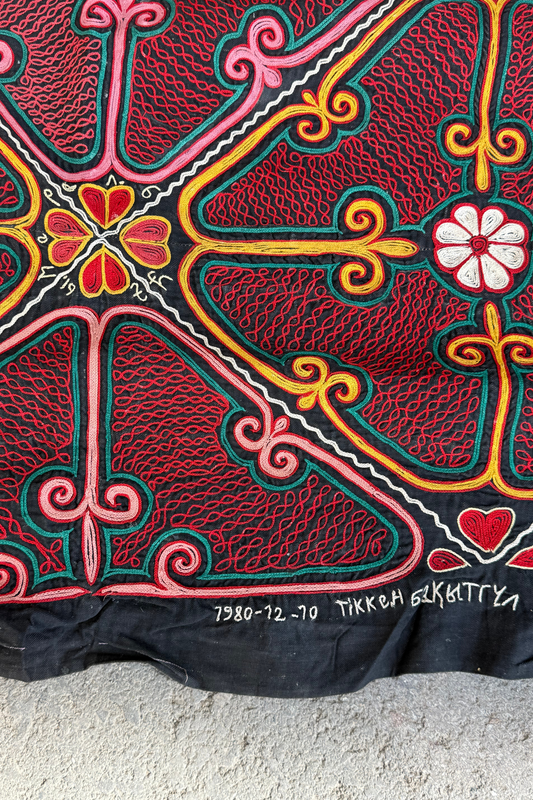 Vintage Qazaq wall hanging Tus kiiz #16