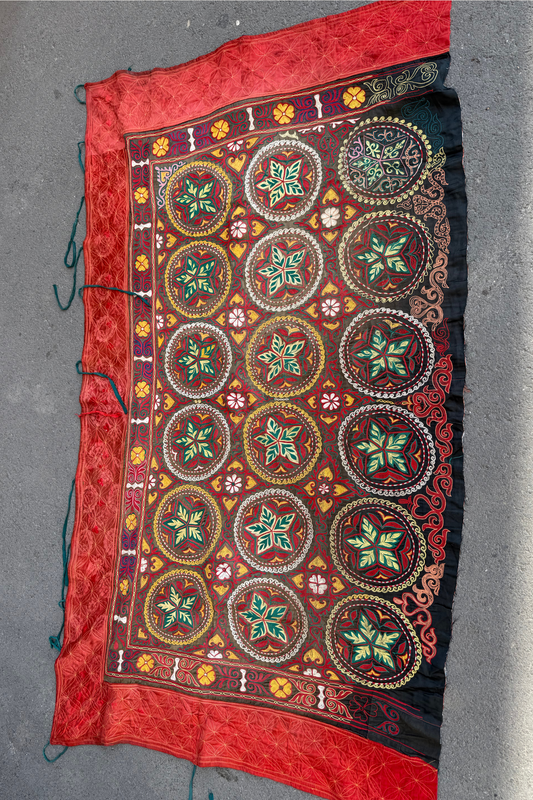 Vintage Qazaq wall hanging Tus kiiz #14