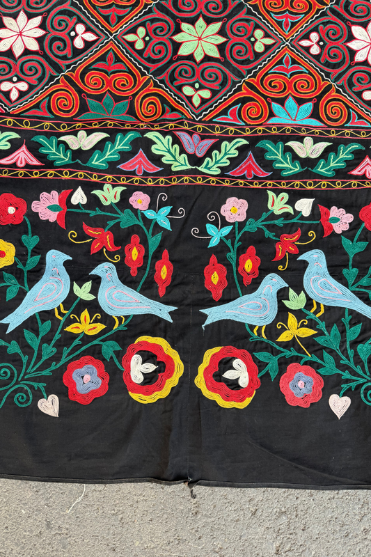 Vintage Qazaq wall hanging Tus kiiz #13