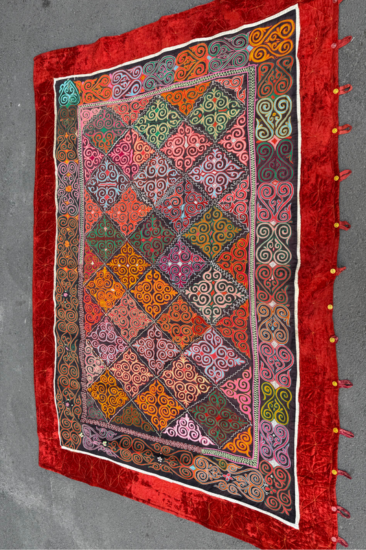 Vintage Qazaq wall hanging Tus kiiz #20