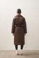 ELLE coat long in chocolate