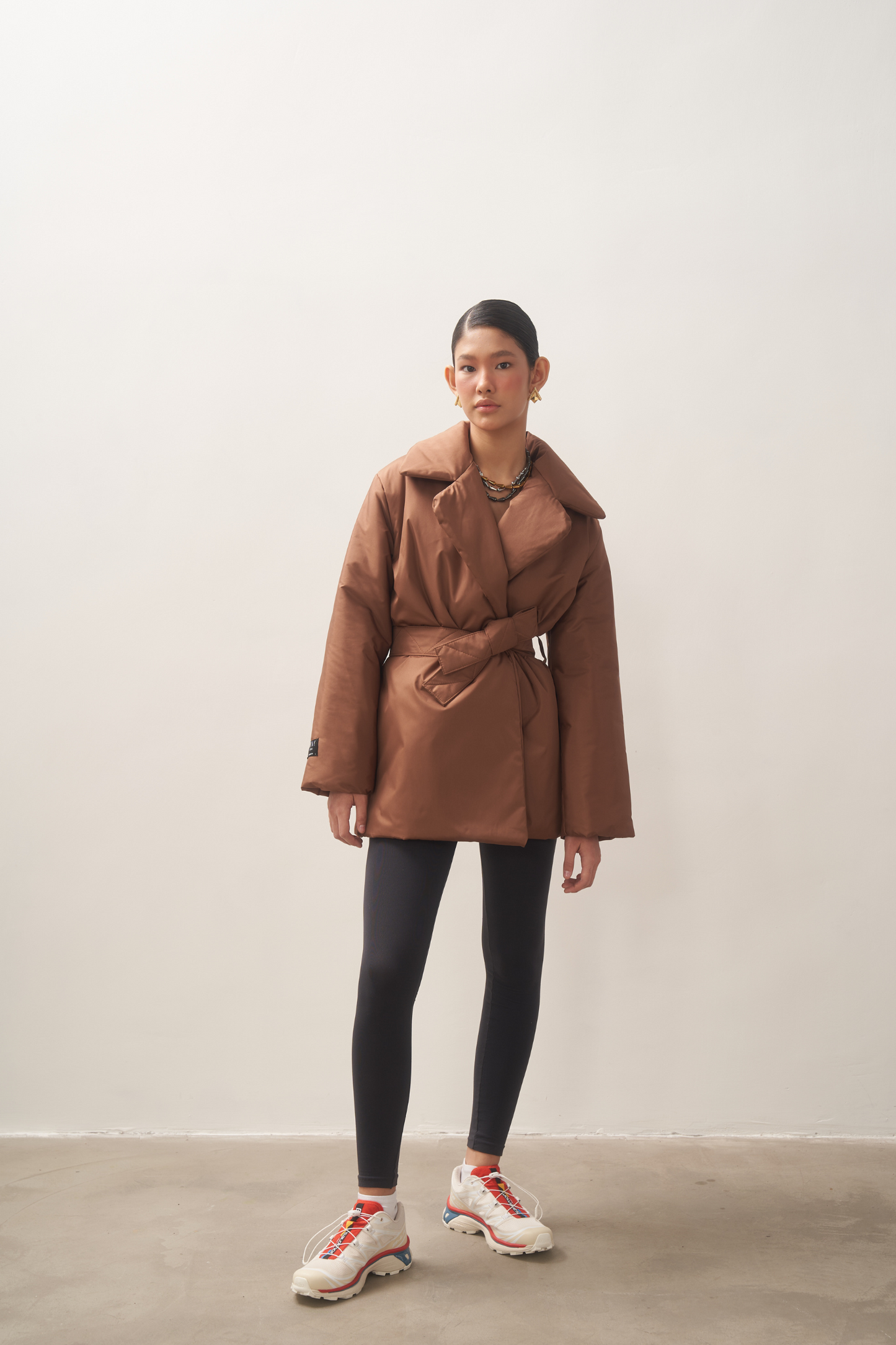 ELLE coat short in caramel