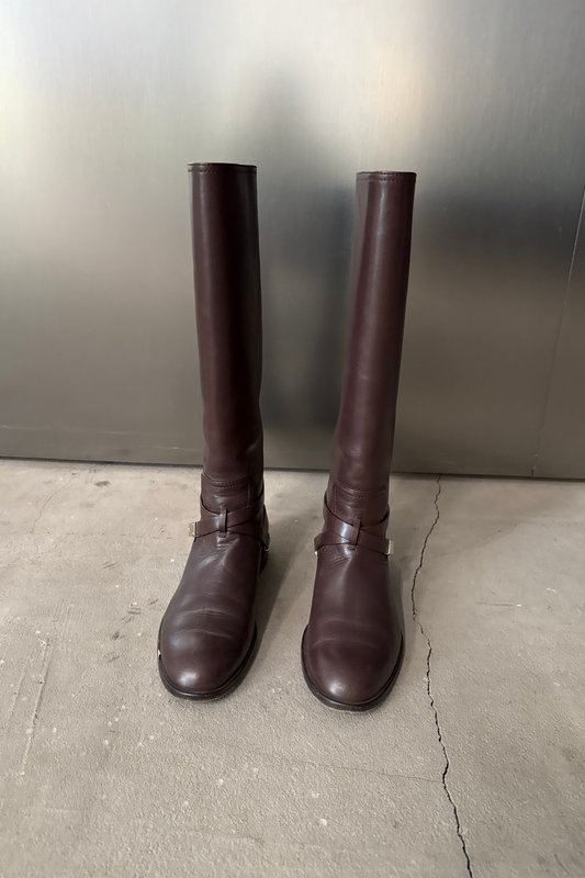 Christian Dior vintage leather boots with original box (EU 39)
