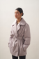 ELLE coat short in ash rose