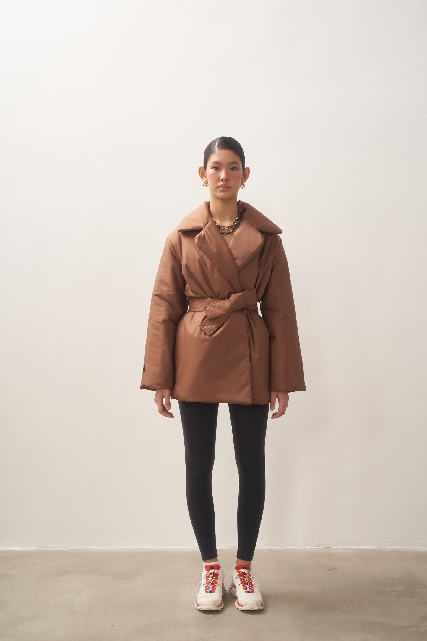 ELLE coat short in caramel