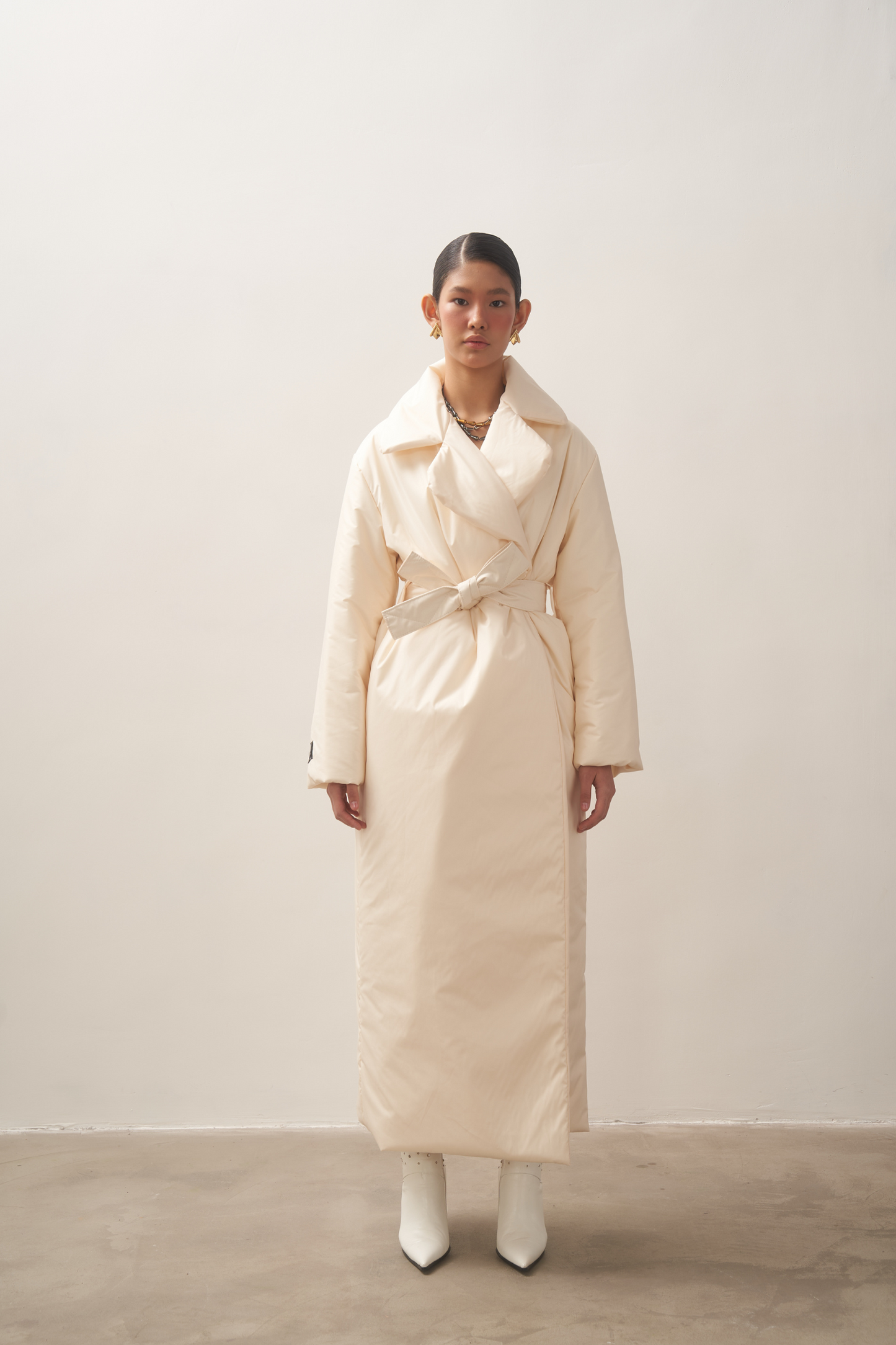 ELLE coat maxi 140cm in ivory