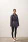 ELLE coat short in fume