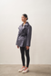 ELLE coat short in fume
