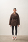 ELLE coat short in chocolate
