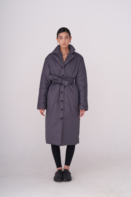 GAU coat long in fume