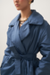 ELLE coat long in malachite