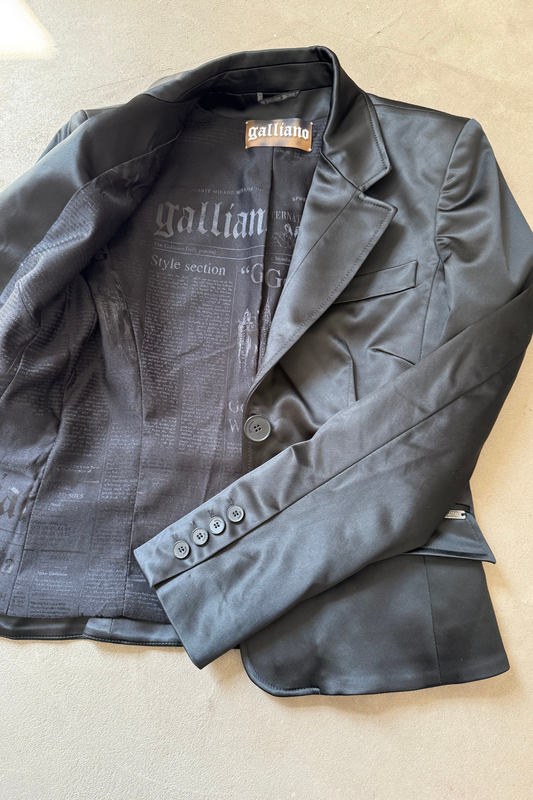 John Galliano vintage skirt suit UNWORN WITH LABELS (28/42, M)