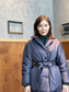 GAU coat short in fume