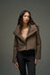 Jacket 912 micro in brown