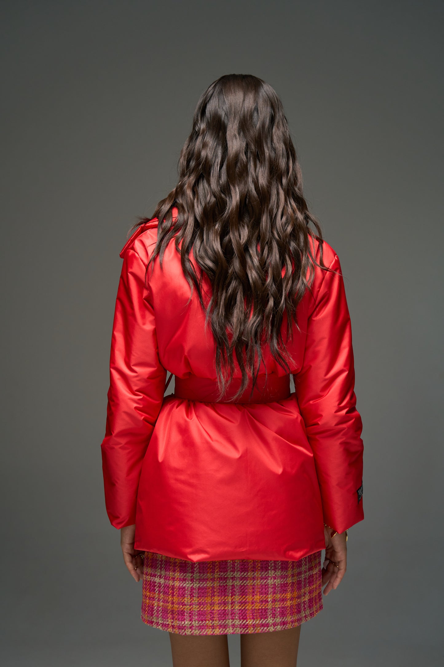 ELLE coat short in red