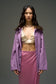 Silk wrap skirt