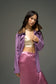 Silk wrap skirt