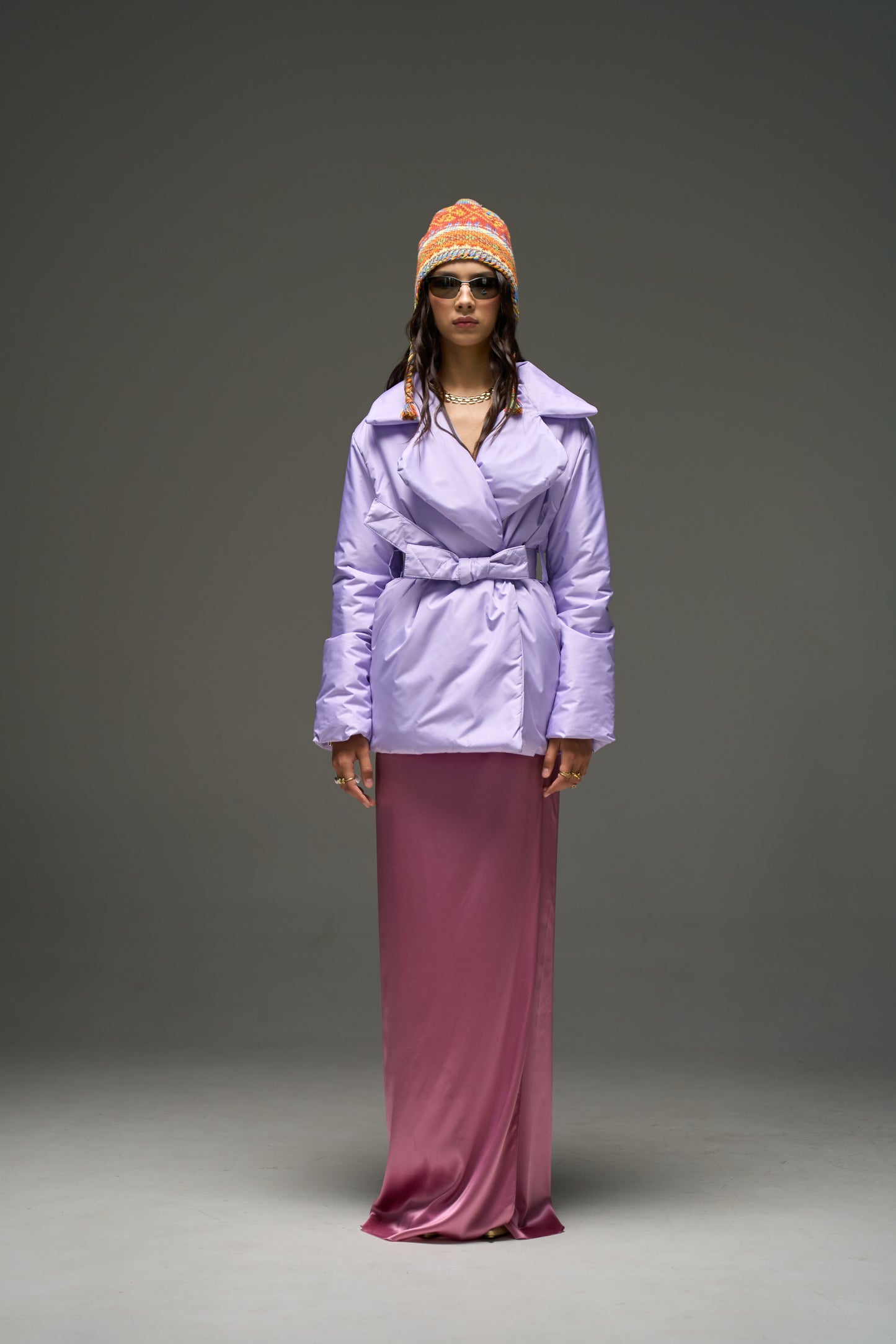 ELLE coat short in lavender