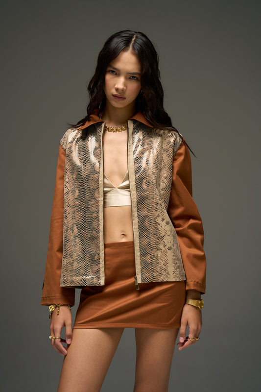 TOMI set in caramel / python