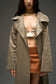 NAU trench coat in steel