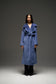 NAU trench coat in blue