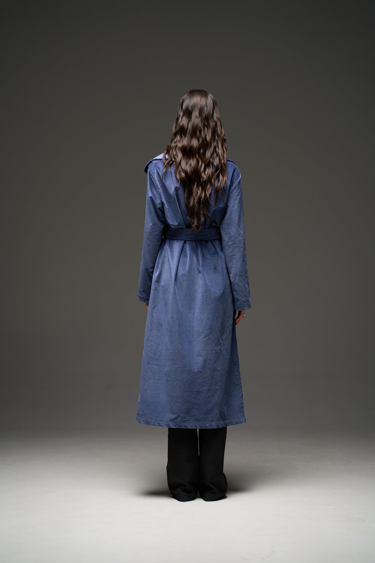 NAU trench coat in blue