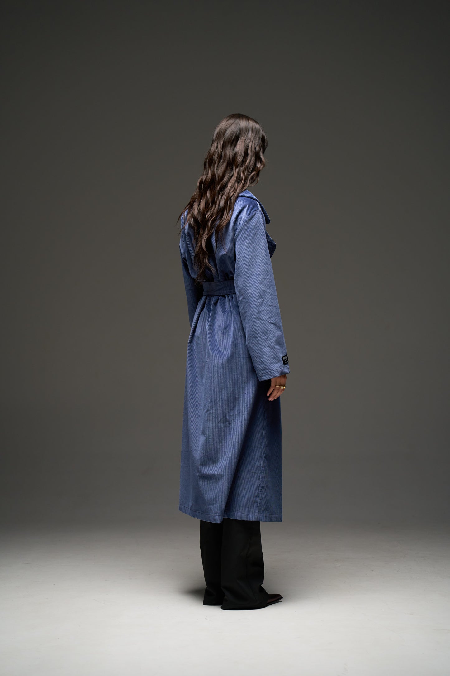 NAU trench coat in blue