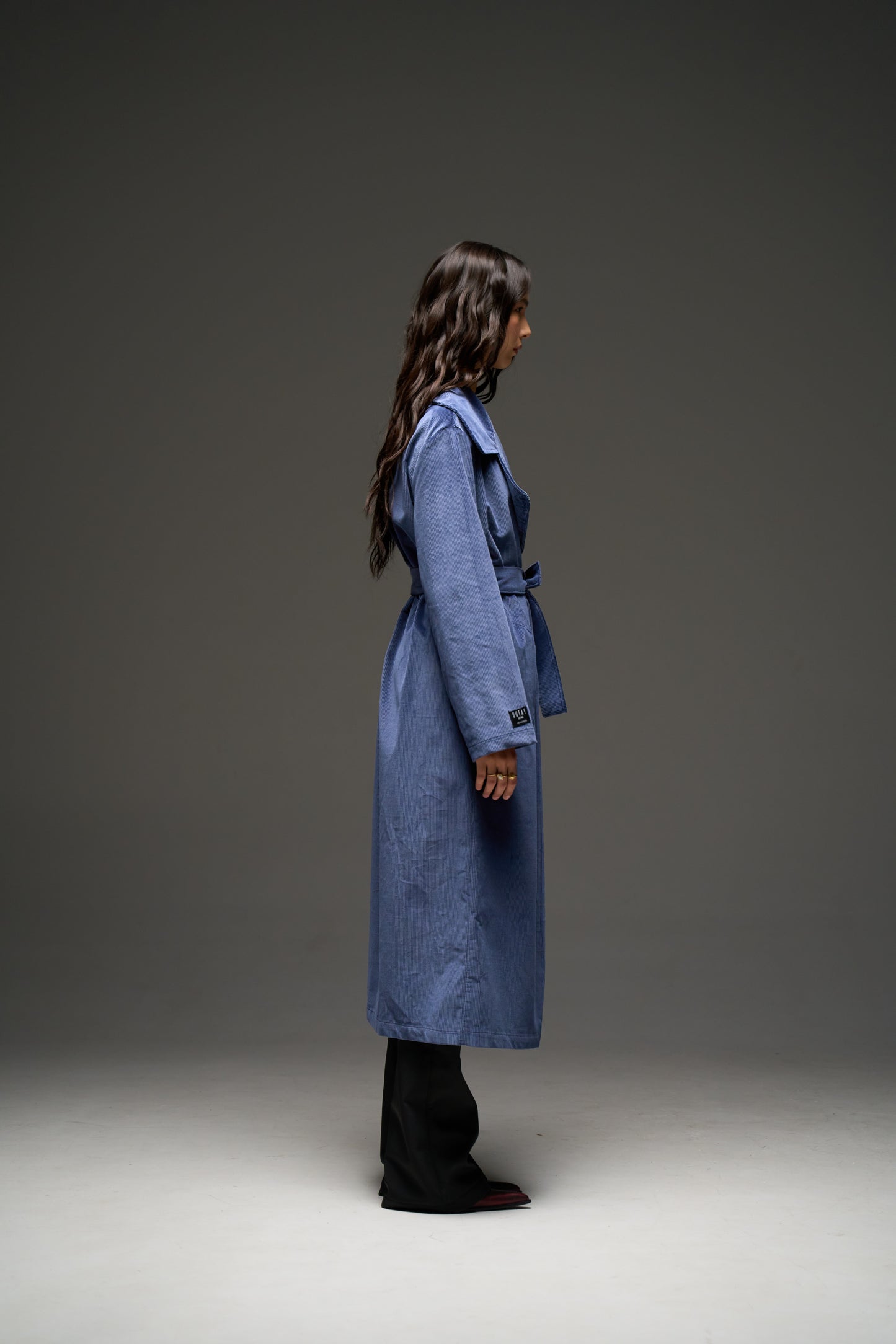 NAU trench coat in blue