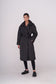 ELLE coat long in black