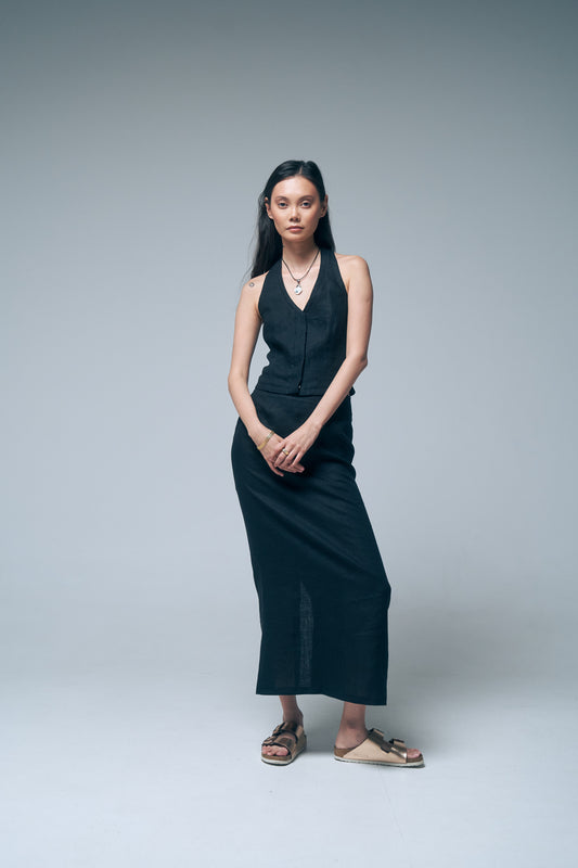 061 Skirt maxi black