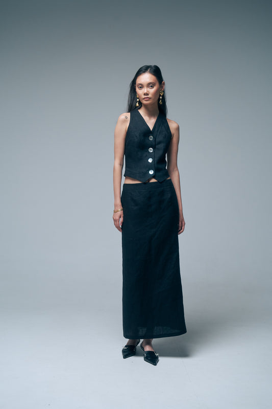 061 Skirt maxi black