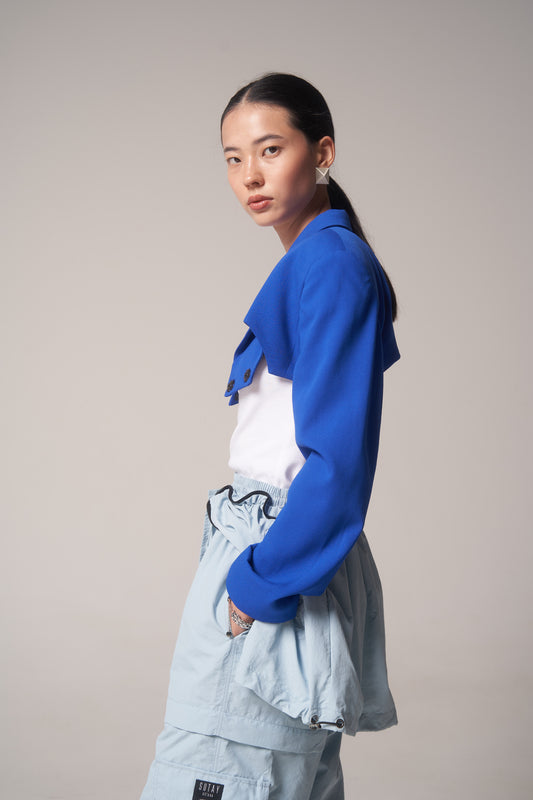 Kipchak Crop Blazer Wool