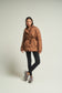 GAU coat short in caramel