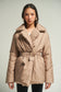 ELLE coat short in taupe