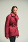 ELLE coat short in bordo