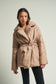 ELLE coat short in taupe